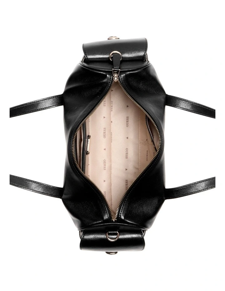 Kassie Small Satchel Bag in Black image 4