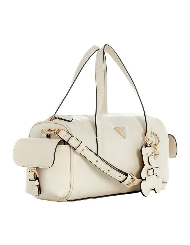 Kassie Small Satchel Bag in Off White image 2