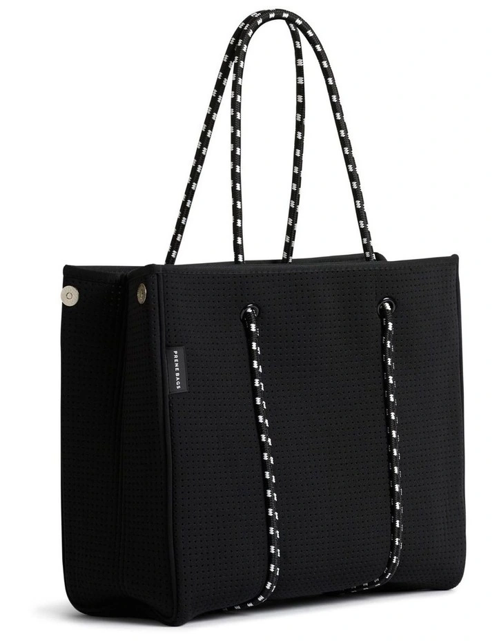 The Brighton Tote Bag in Black image 3