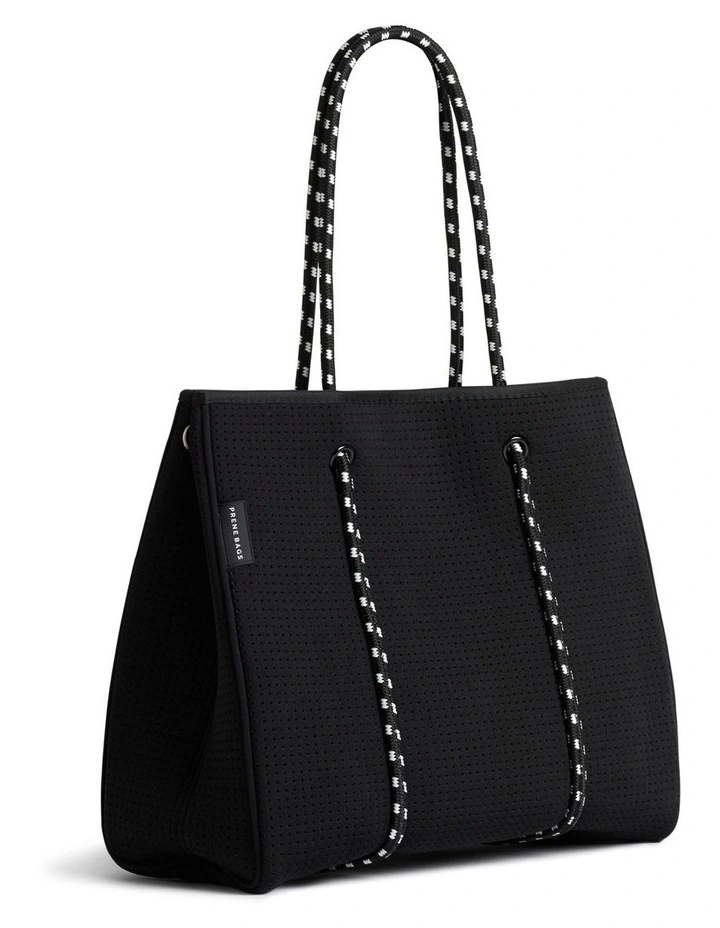 The Brighton Tote Bag in Black image 4