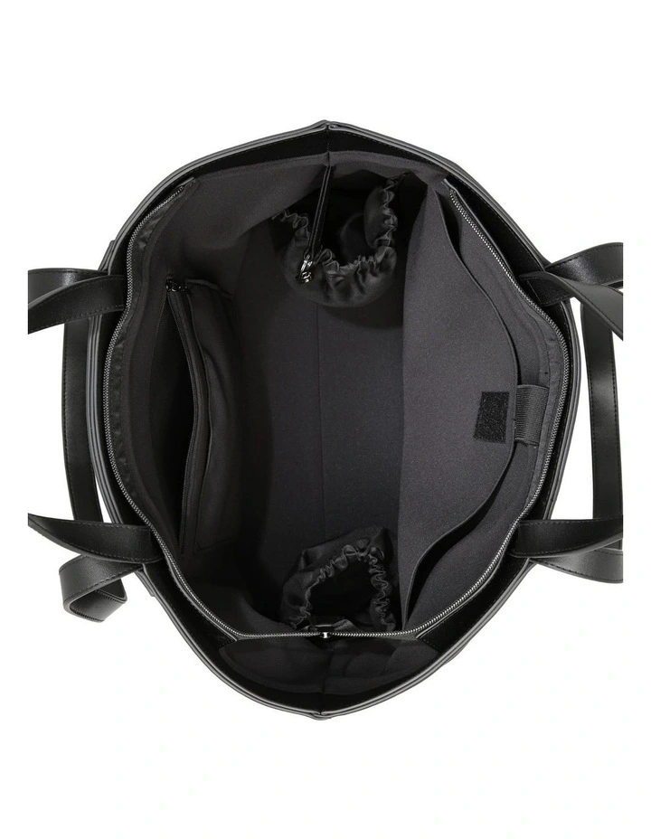 The Blake Tote Bag in Black image 4
