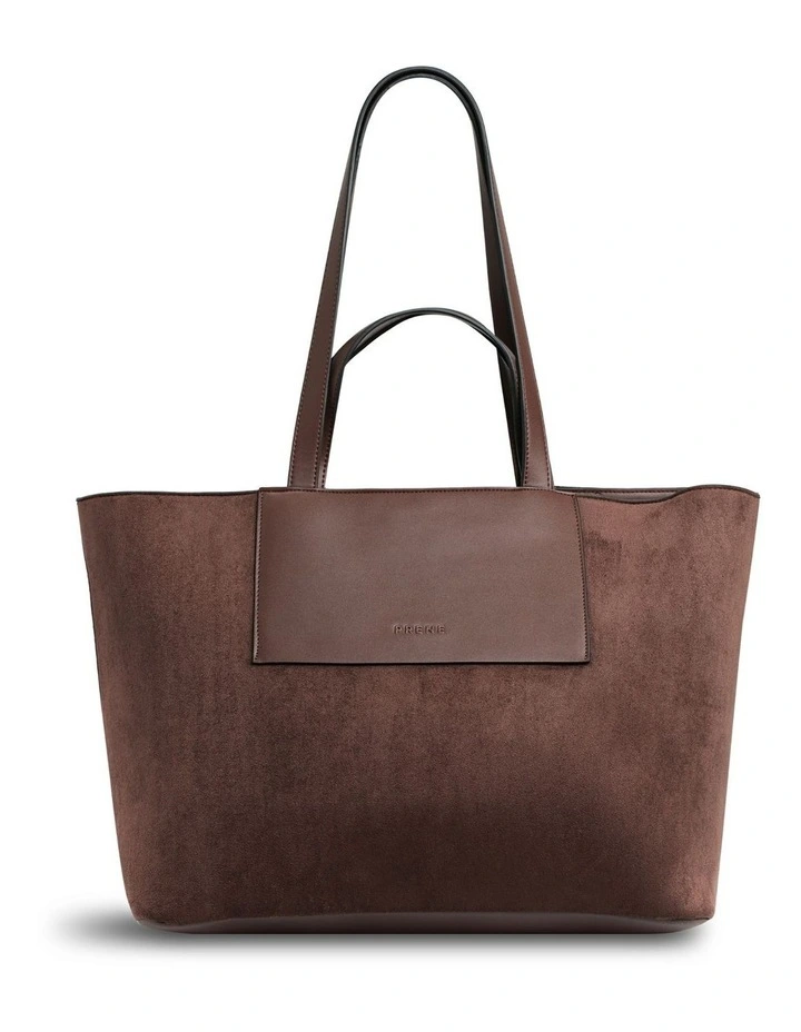 The Blake Tote Bag in Chocolate image 1
