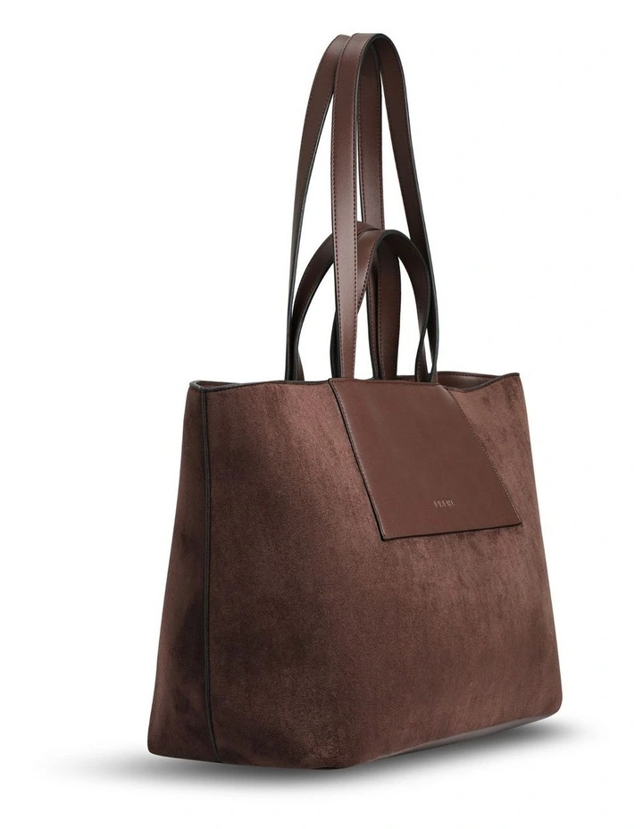 The Blake Tote Bag in Chocolate image 2