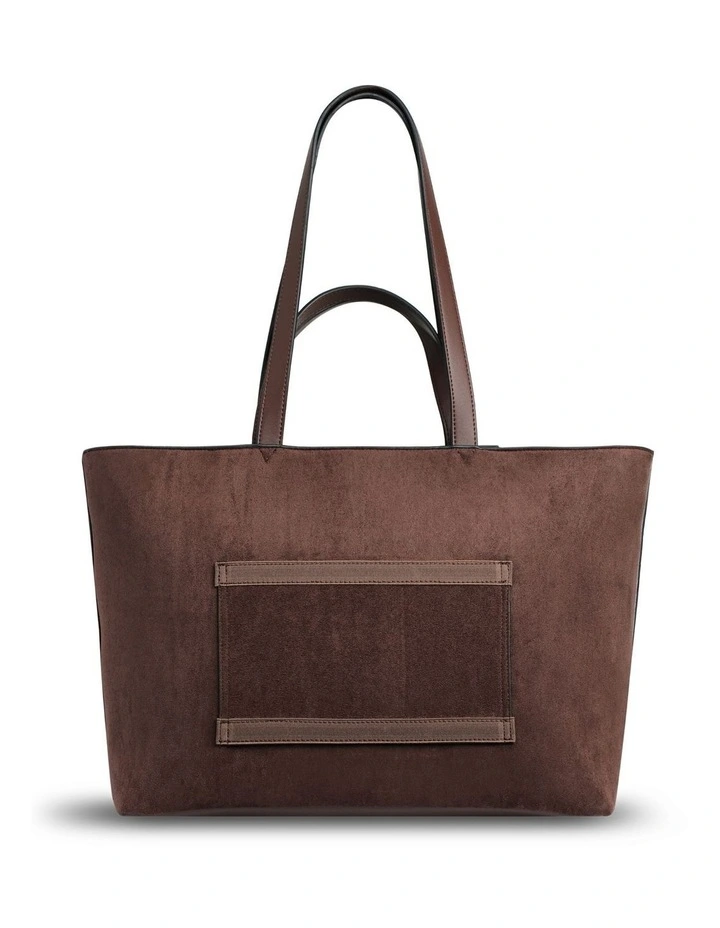 The Blake Tote Bag in Chocolate image 3