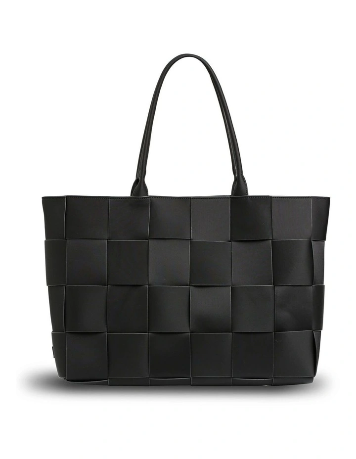 The Holiday Tote Bag in Black image 1
