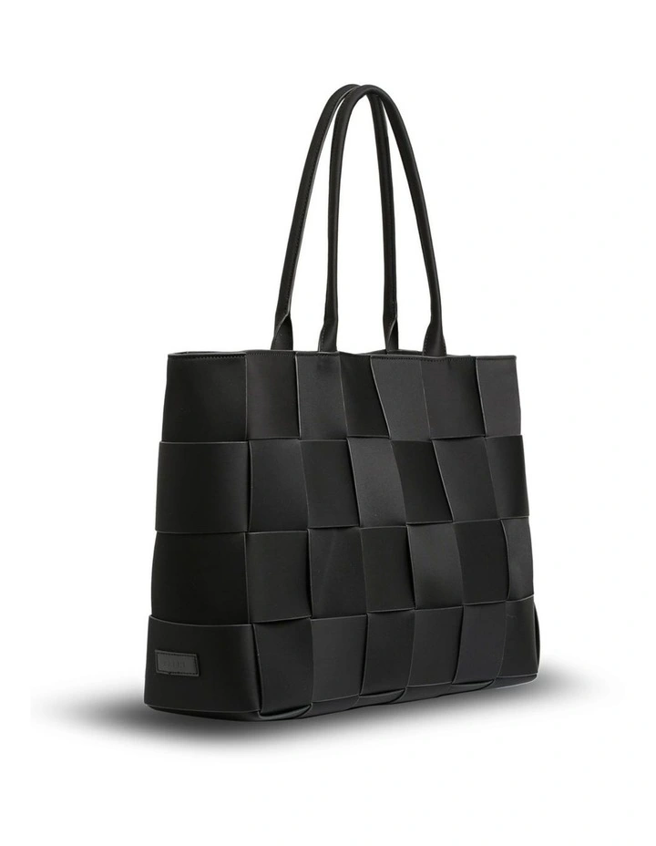 The Holiday Tote Bag in Black image 2