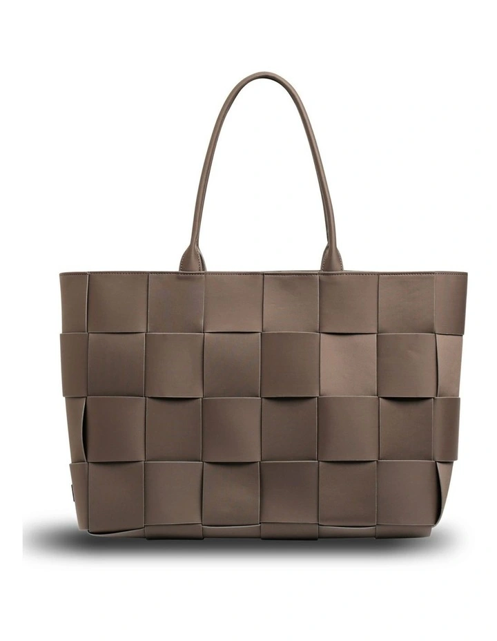 The Holiday Tote Bag in Cocoa image 1