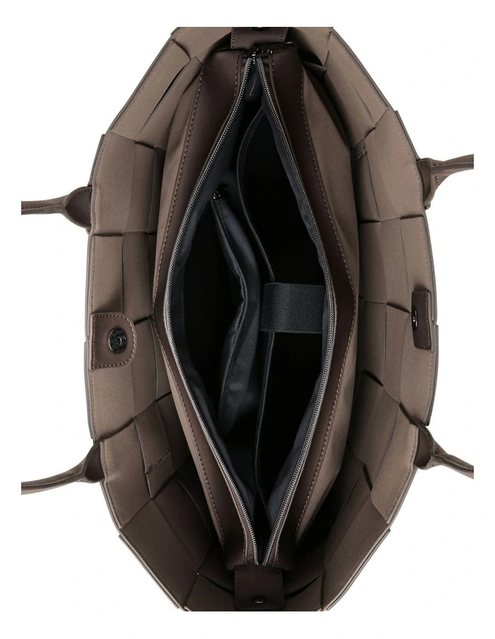 The Holiday Tote Bag in Cocoa image 3