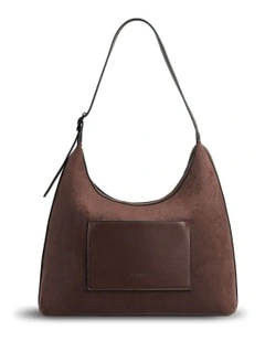The Paige Shoulder Bag in Chocolate