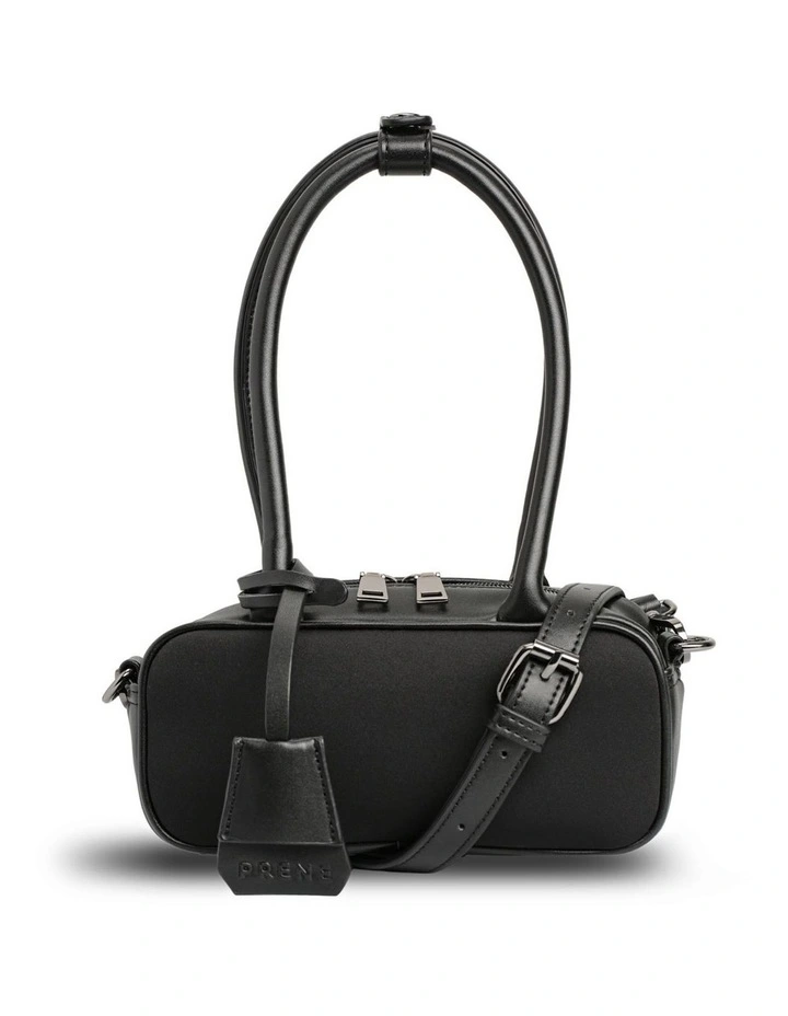 The Hallie Shoulder Bag in Black image 1
