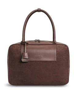 The Harlow Tote Bag in Chocolate