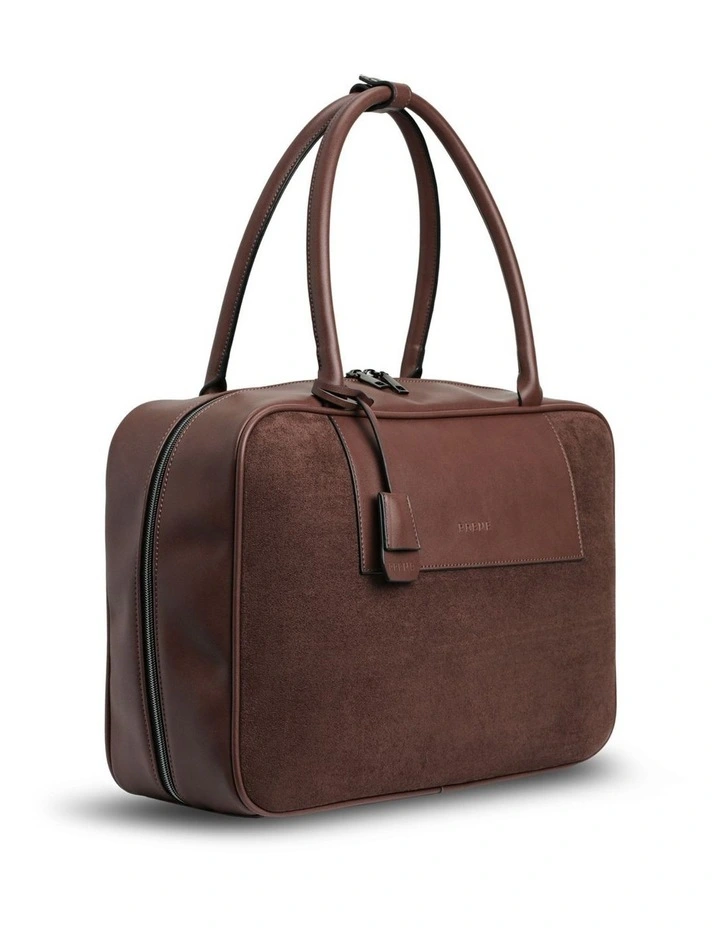 The Harlow Tote Bag in Chocolate image 2