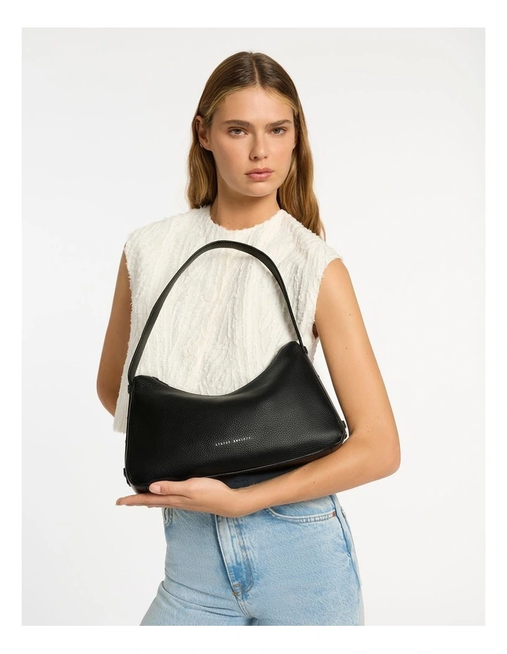 Hideout Shoulder Bag in Black image 2