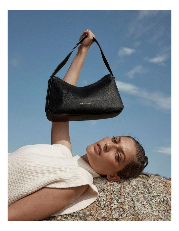 Hideout Shoulder Bag in Black image 6