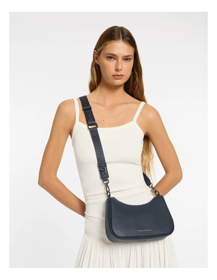 Look Both Ways Shoulder Bag in Midnight Blue image 2