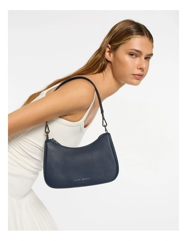 Look Both Ways Shoulder Bag in Midnight Blue image 4