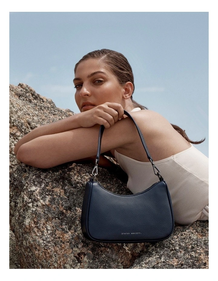 Look Both Ways Shoulder Bag in Midnight Blue image 5