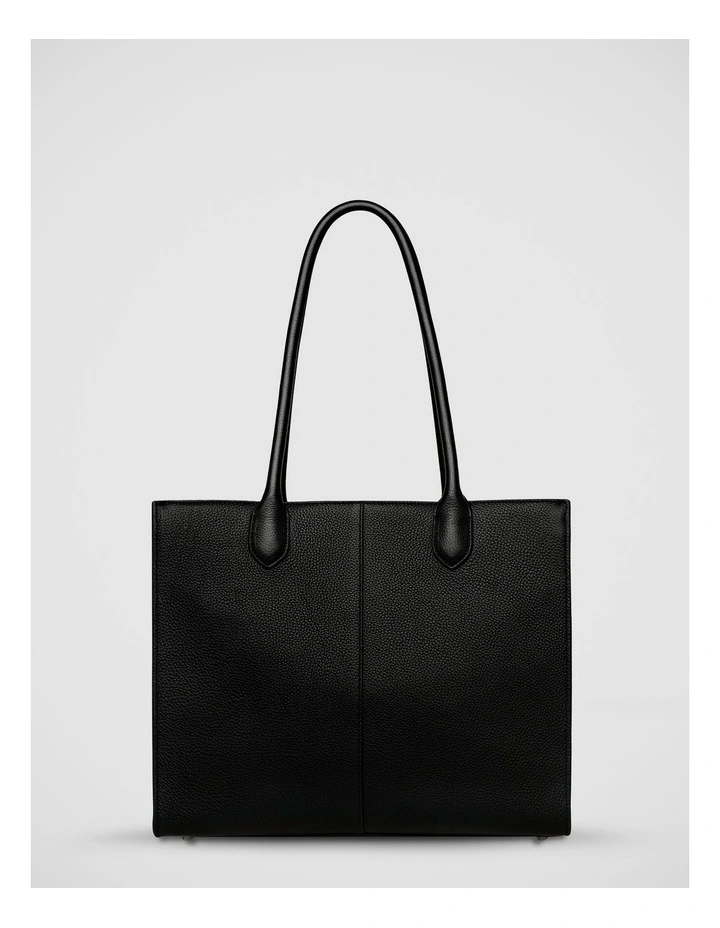 Without Warning Tote Bag INin Black image 1