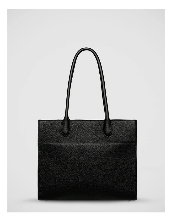 Without Warning Tote Bag INin Black image 3
