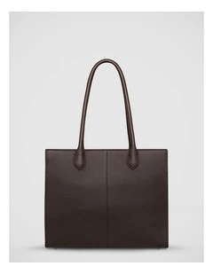 Without Warning Tote Bag in Cocoa