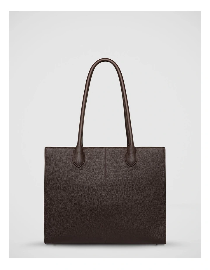 Without Warning Tote Bag in Cocoa image 1