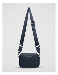 Plunder With Web Crossbody Bag in Midnight Blue