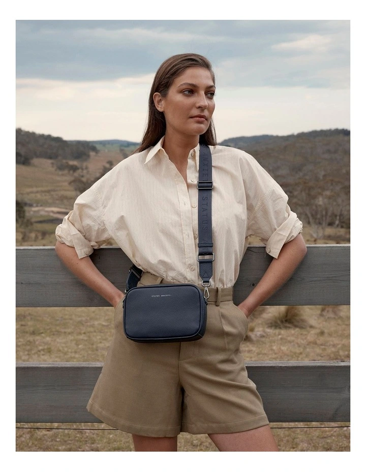 Plunder With Web Crossbody Bag in Midnight Blue image 5