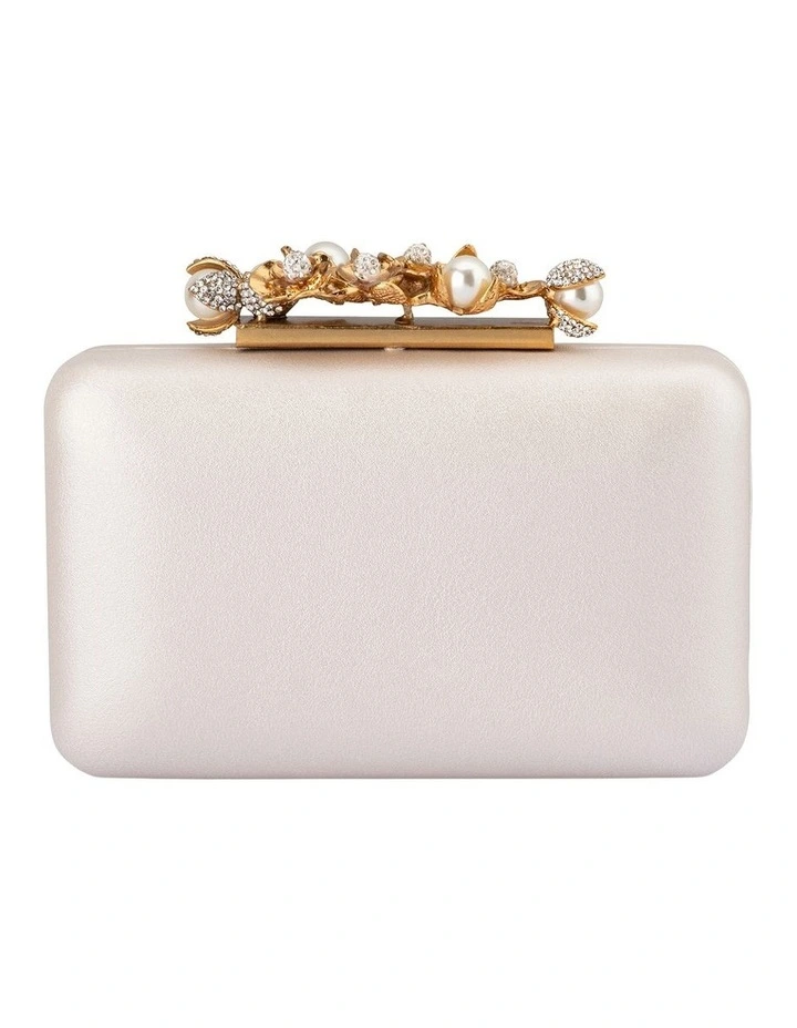 Gabriel Clutch Bag in White image 1