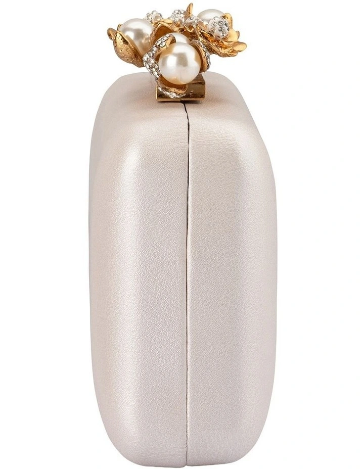 Gabriel Clutch Bag in White image 7