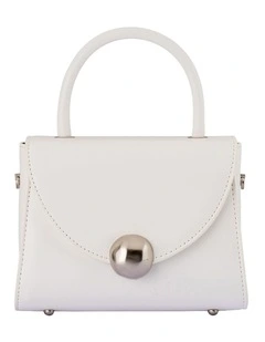 Hux Clutch Bag in White