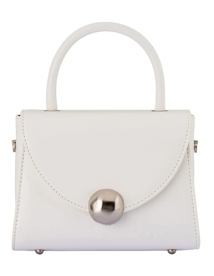 Hux Clutch Bag in White image 1