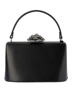 Grace Clutch Bag in Black