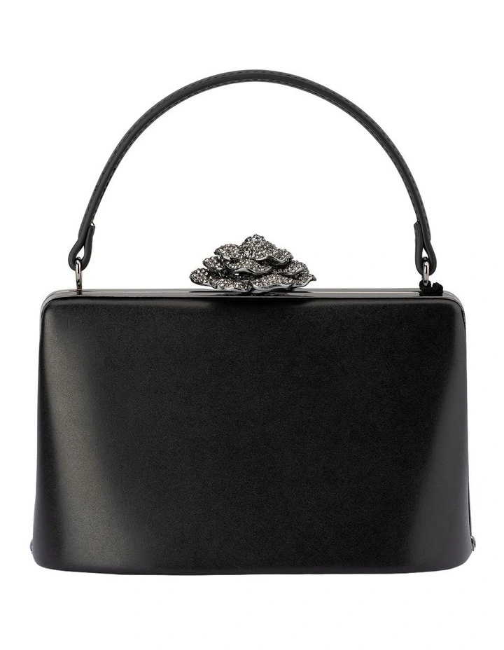 Grace Clutch Bag in Black image 1