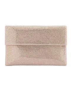 Cara Clutch Bag in Gold