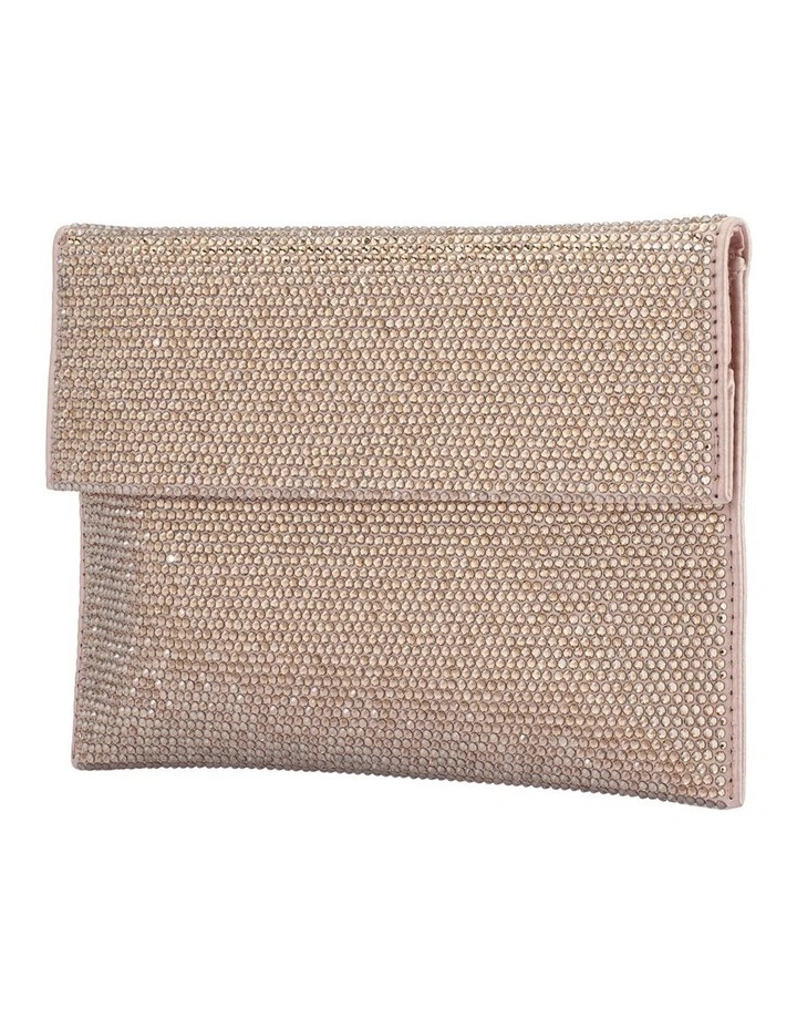 Cara Clutch Bag in Gold image 4