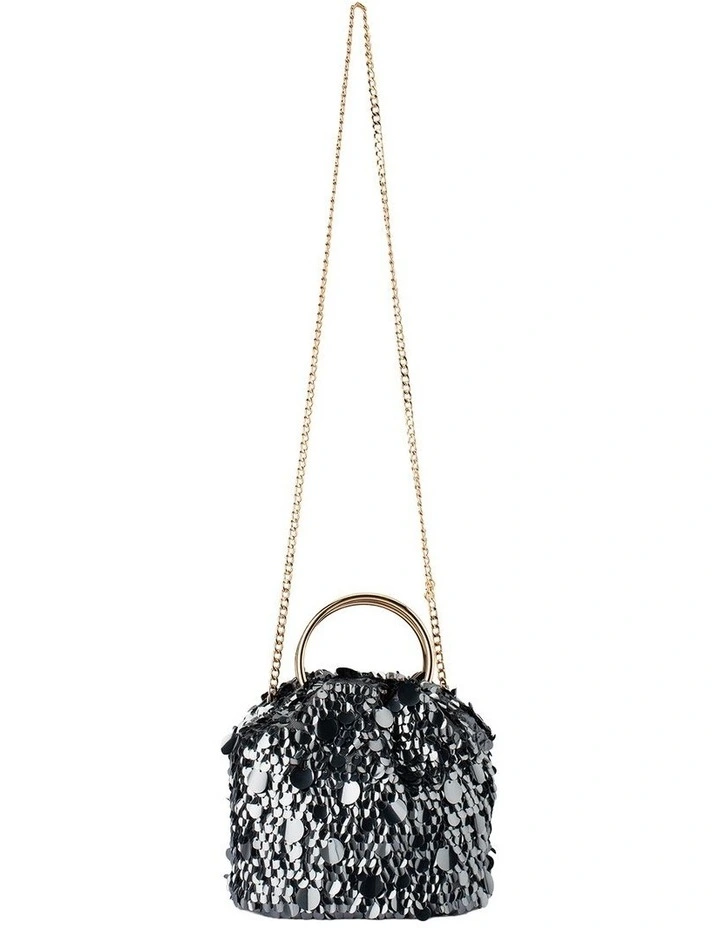 Vera Clutch Bag in Gunmetal image 3