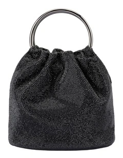 Mabel Clutch Bag in Black