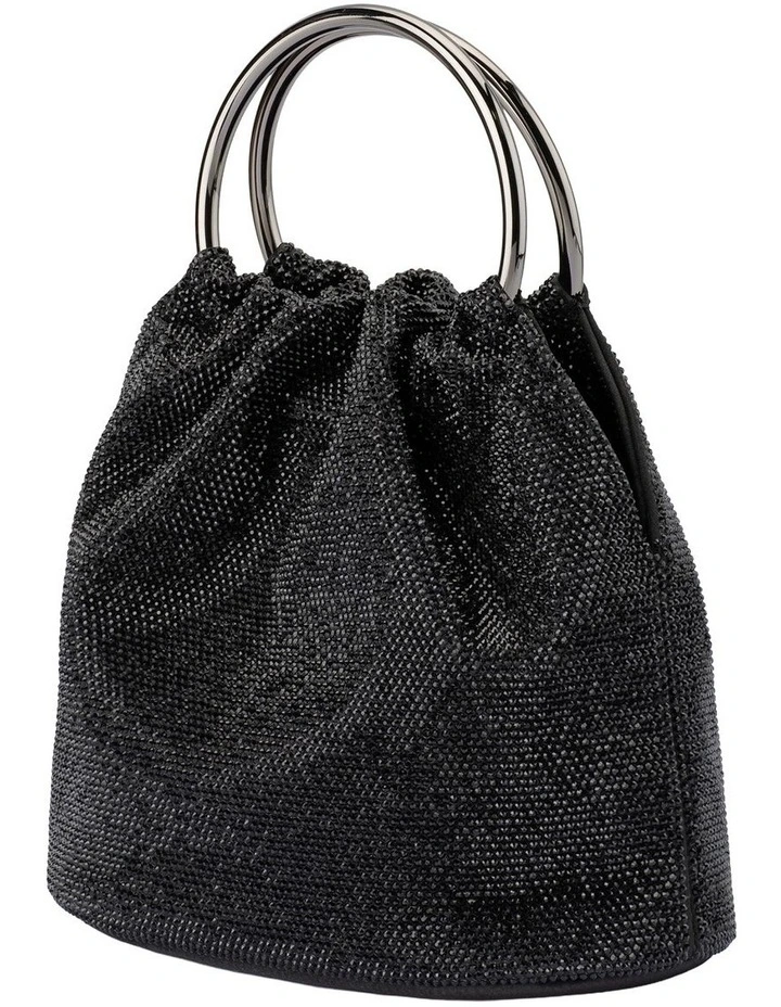 Mabel Clutch Bag in Black image 4