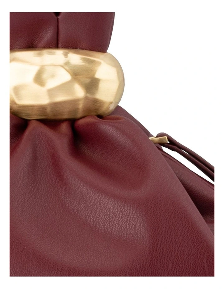 Lenni Pouch Bag Clutch Bag in Burgundy image 4
