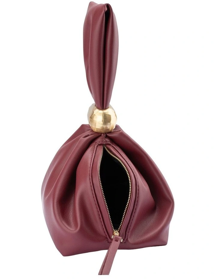 Lenni Pouch Bag Clutch Bag in Burgundy image 5