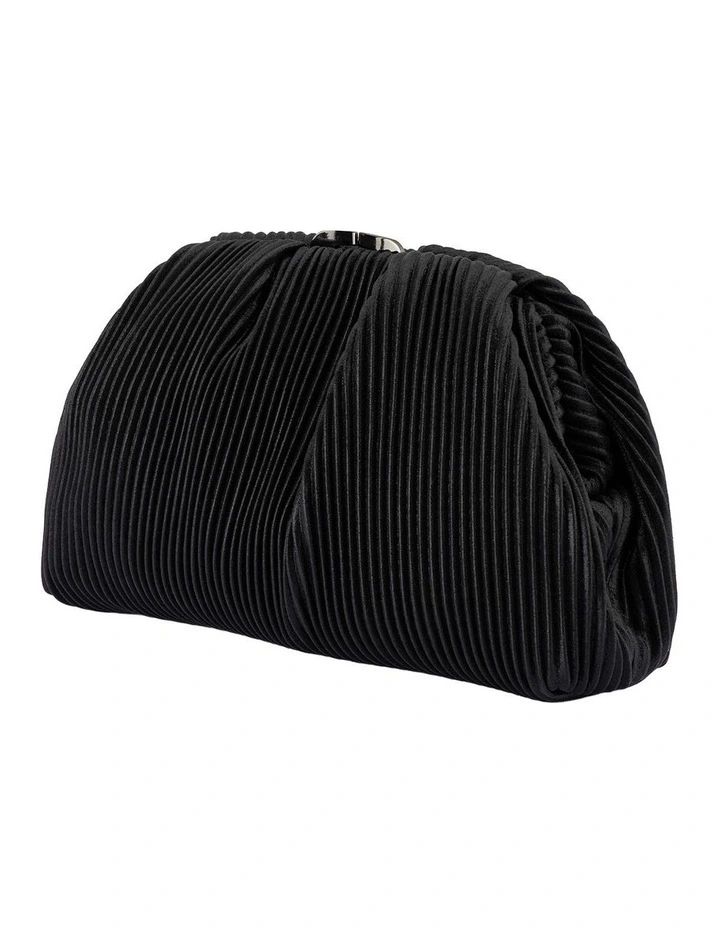 Naomi Clutch Bag in Black image 4