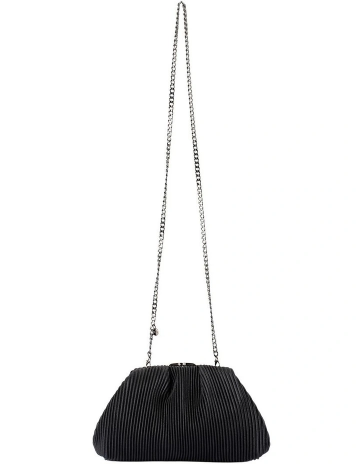 Naomi Clutch Bag in Black image 5