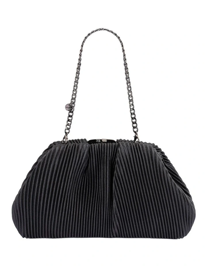 Naomi Clutch Bag in Black image 6