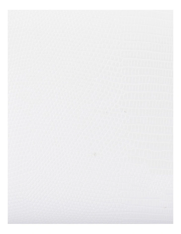 Peta Clutch Bag in White image 6