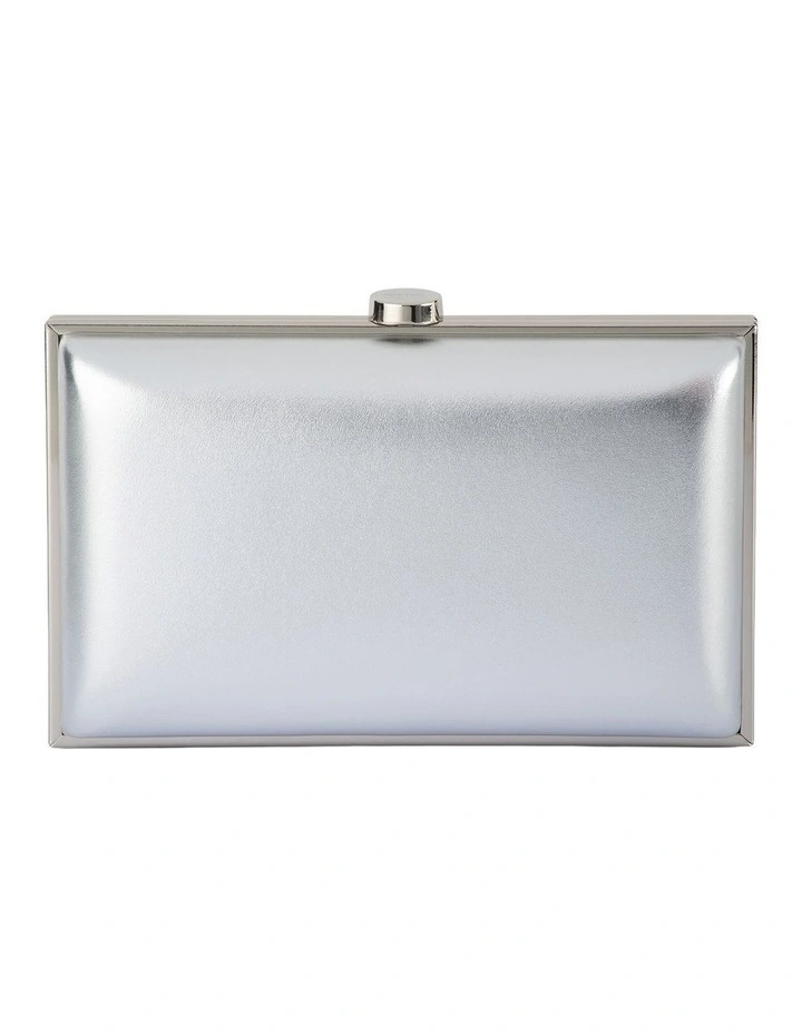 Lucy Clutch Bag in Silver image 1