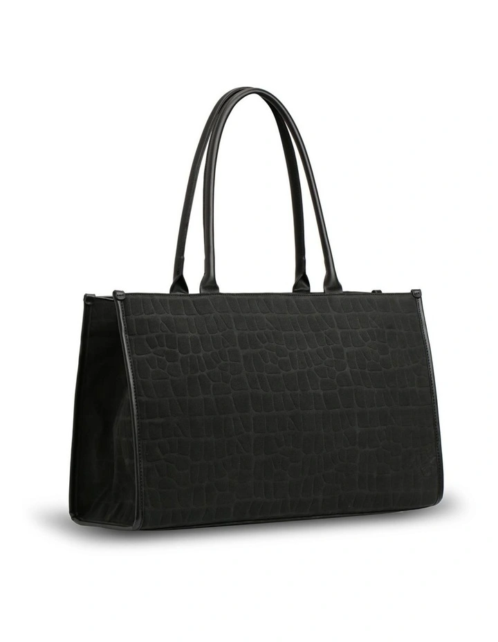 The Era Tote Bag in Black image 2