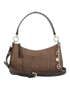 Gabbi Mini Top Zip Bag in Cocoa Multi