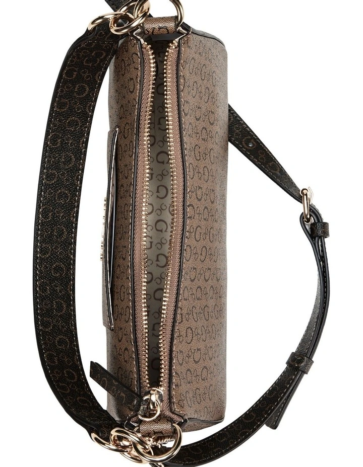 Gabbi Mini Top Zip Bag in Cocoa Multi image 4