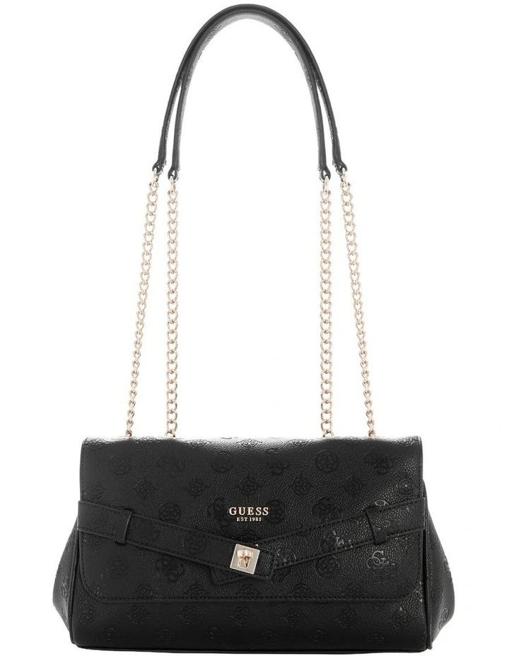 Ella Logo Crossbody Bag in Black Logo image 1