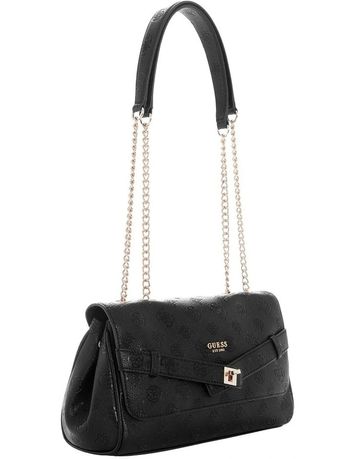 Ella Logo Crossbody Bag in Black Logo image 2